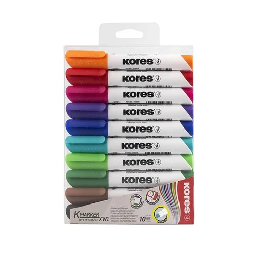 ماژیک وایت برد کورس KORES بسته 10 عددی