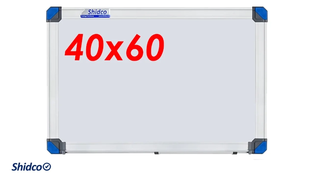 تخته وایت برد مقناطیسی شیدکو سایز 60*40 سانتی متر