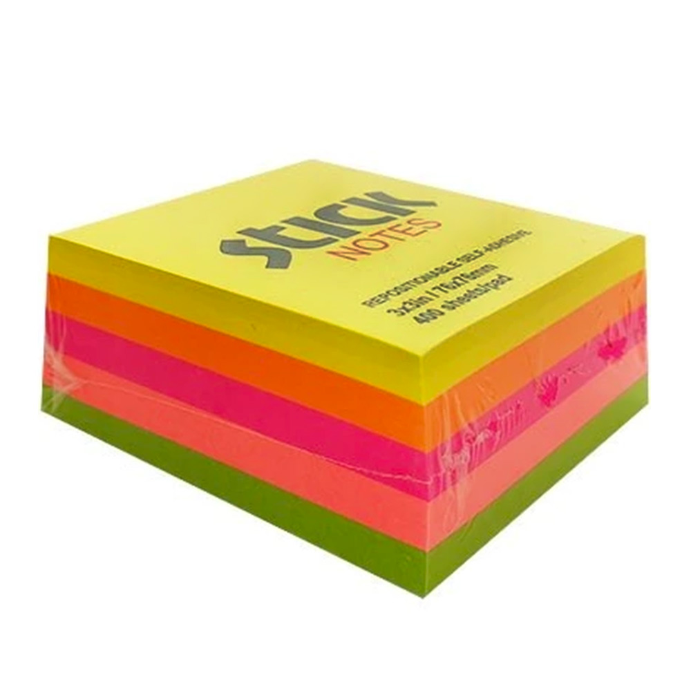 استیکی نوت (یادداشت سر چسب) سایز 3x2 اینچ 400 برگ 1